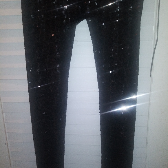 Leggings-black sequence - Picture 6 of 6
